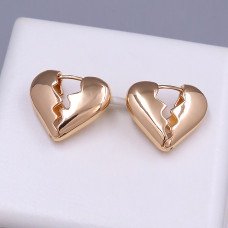 Сережки ХР. Позолота 18К. Довжина : 18 мм. Ширина: 22 мм.