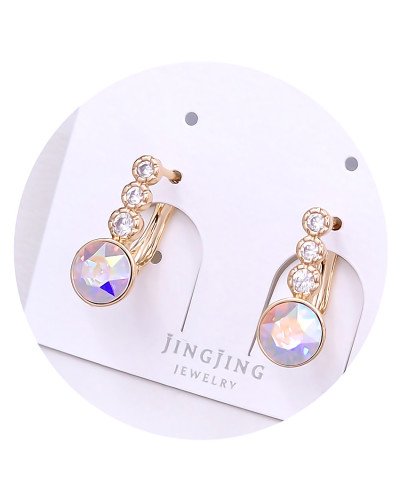 Сережки XР. Позолота 18К. Камені: Swarovski бензинового кольору та циркон. Довжина: 16 мм. Ширина: 7 мм.