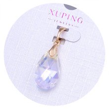 Кулон XР. Позолота 18К. Камені: Swarovski білого кольору. Довжина: 25 мм. Ширина: 10 мм.