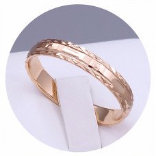 Каблучка XР із рифленням. Позолота 18К. Є: 16р