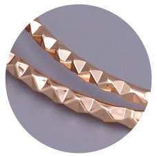 Сережки-кільця XР M&L. Позолота 18К. Діаметр: 50 мм. Товщина: 2 мм.