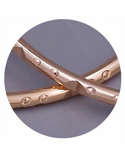 Сережки-кільця XР M&L. Позолота 18К. Діаметр: 45 мм. Товщина: 2 мм.