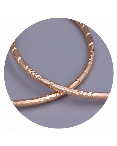 Сережки-кільця XР M&L. Позолота 18К. Діаметр: 45 мм. Товщина: 2 мм.
