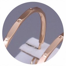 Сережки-кільця XР M&L. Позолота 18К. Діаметр: 40 мм. Товщина: 2 мм.