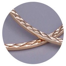 Сережки-кільця XР M&L. Позолота 18К. Діаметр: 35 мм. Товщина: 2 мм.
