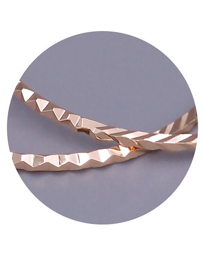 Сережки-кільця XР M&L. Позолота 18К. Діаметр: 50 мм. Товщина: 2 мм.