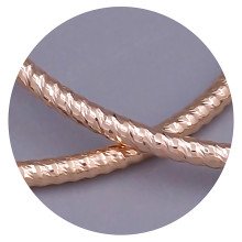 Сережки-кільця XР M&L. Позолота 18К. Діаметр: 45 мм. Товщина: 2 мм.
