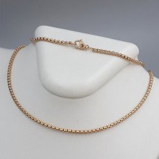 Ланцюжок Stainless Steel. Сталь. Позолота ЧВ. Довжина: 60 см. Ширина: 2 мм.