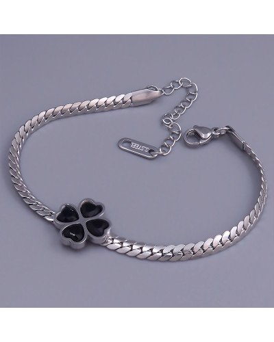 Браслет Stainless Steel. Сталь. Родій. Довжина: 17-22 см. Ширина: 14 мм.