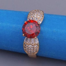 Каблучка XР. Позолота 18К. Камені: циркон. Є: 19р 20р