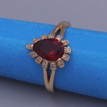 Каблучка XР. Позолота 18К. Камені: циркон. Є: 20р