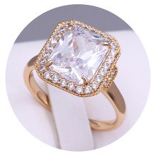 Каблучка XР. Позолота 18К. Камені: циркон. Є: 19р 20р
