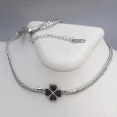 Ланцюжок з кулоном Stainless Steel. Сталь. Родій. Довжина: 40-45 см
