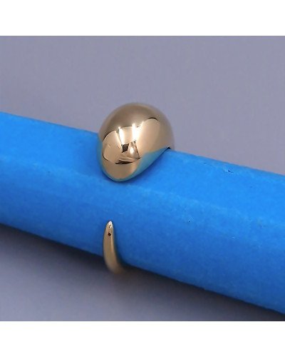 Каблучка Stainless Steel. Сталь. Позолота з лимонним відтінком. Є: 16р