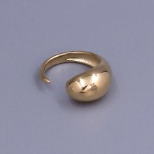 Каблучка Stainless Steel. Сталь. Позолота з лимонним відтінком. Є: 16р