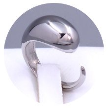 Каблучка Stainless Steel. Сталь. Родій. Є: 16р 18р