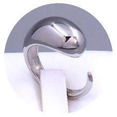 Каблучка Stainless Steel. Сталь. Родій. Є: 16р 18р