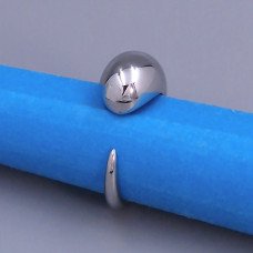 Каблучка Stainless Steel. Сталь. Родій. Є: 16р 18р