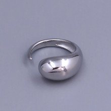 Каблучка Stainless Steel. Сталь. Родій. Є: 16р 18р