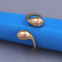 Каблучка Stainless Steel. Сталь. Позолота з лимонним відтінком. Є: 16р