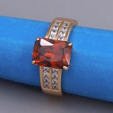Каблучка XР. Позолота 18К. Камені: циркон. Є: 19р 20р
