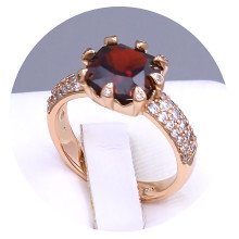 Каблучка XР. Позолота 18К. Камені: циркон. Є: 17р 19р