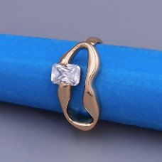 Каблучка XР. Позолота 18К. Камені: циркон. Є: 16р 18р