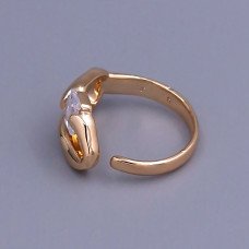Каблучка XР. Позолота 18К. Камені: циркон. Є: 16р 18р