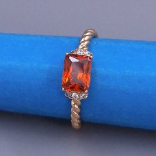 Каблучка XР. Позолота 18К. Камені: циркон. Є: 19р 20р