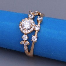 Каблучка XР. Позолота 18К. Камені: циркон. Є: 19р 20р