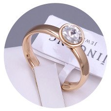 Каблучка XР. Позолота 18К. Камені: Swarovski. Є: 18р роз'єм