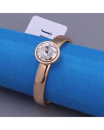Каблучка XР. Позолота 18К. Камені: Swarovski. Є: 18р роз'єм
