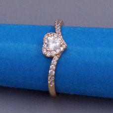 Каблучка XР. Позолота 18К. Камені: циркон. Є: 19р 20р