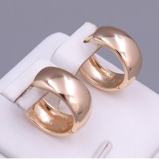 Сережки ХР M&L.Позолота 18К. Діаметр: 17 мм. Ширина: 8 мм.