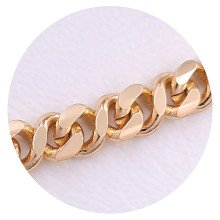 Ланцюжок XР. Позолота 18К. Довжина: 50 см. Ширина: 5 мм.