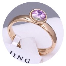 Каблучка XР. Позолота 18К. Камені: Swarovski. Є: 18р роз'єм