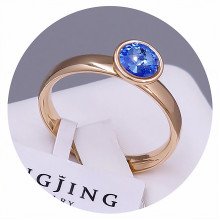 Каблучка XР. Позолота 18К. Камені: Swarovski. Є: 16р роз'єм