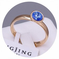 Каблучка XР. Позолота 18К. Камені: Swarovski. Є: 16р роз'єм