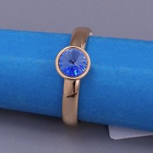 Каблучка XР. Позолота 18К. Камені: Swarovski. Є: 16р роз'єм