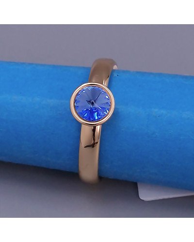Каблучка XР. Позолота 18К. Камені: Swarovski. Є: 16р роз'єм