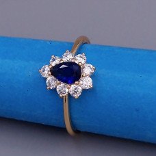 Каблучка XР. Позолота 18К. Камені: циркон. Є: 19р 20р