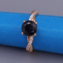 Каблучка XР. Позолота 18К. Камені: циркон. Є: 16р 19р