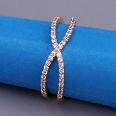 Каблучка XР. Позолота 18К. Камені: циркон. Є: 19р
