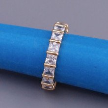 Каблучка XР. Позолота 18К. Камені: циркон. Є: 16р 17р 18р 19р 20р