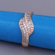 Каблучка XР. Позолота 18К. Камені: циркон. Є: 19р