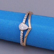 Каблучка XР. Позолота 18К. Камені: циркон. Є: 19р