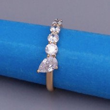 Каблучка XР. Позолота 18К. Камені: циркон. Є: 19р