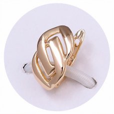 Сережки ХР. Позолота 18К. Довжина: 16 мм. Ширина: 9 мм.