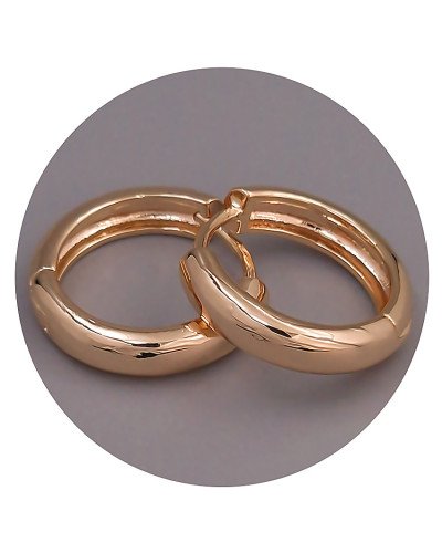 Сережки ХР M&L. Позолота 18К. Діаметр: 20 мм. Ширина: 5 мм.