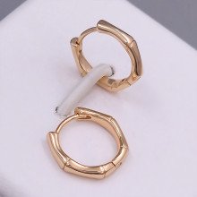 Сережки ХР. Позолота 18К. Діаметр: 15 мм. Ширина: 3 мм.